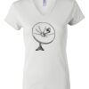 Women's Short Sleeve V-Neck T-Shirt Thumbnail