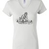 Women's Short Sleeve V-Neck T-Shirt Thumbnail