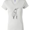 Women's Short Sleeve V-Neck T-Shirt Thumbnail